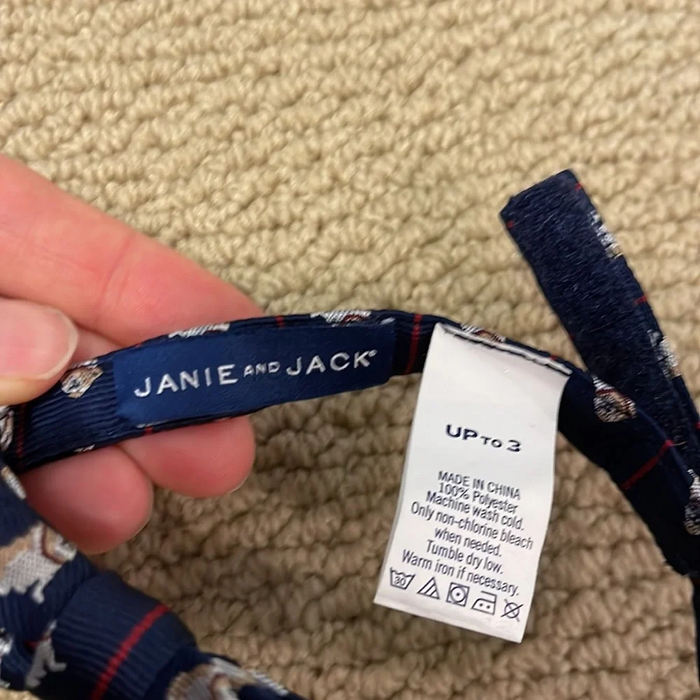 Janie and Jack Dog Bow tie - 0-3 years